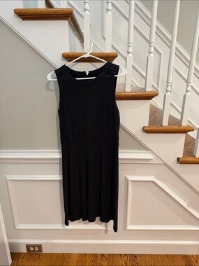 Loft Classic Black Sleeveless Women's Dress - size 4